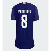 Camiseta Japón Takumi Minamino #8 Primera Equipación Replica Mundial 2026 para mujer mangas cortas